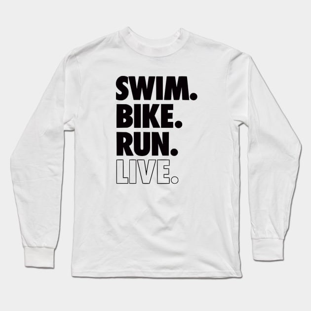 triathlon Long Sleeve T-Shirt by CLIPS